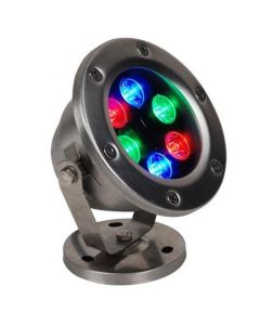 6W LED Underwater Light Waterproof IP68 Lamp Fountain Pool Pond Spotlight