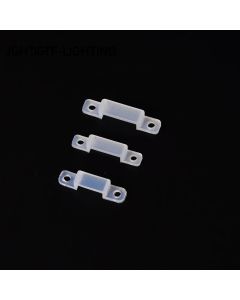 50-1000 pcs 8mm 10mm 12mm Silicon Clip for Fixing WS2812B WS2811 3528 5050 LED Strip Light LED Connector IP67 Waterproof Tube