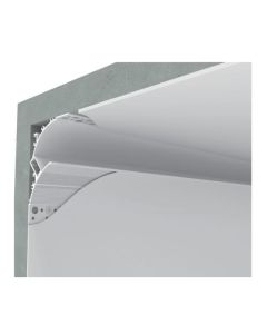 Plasterboard LED 45 Degree Channel For Wall Indirect Lighting