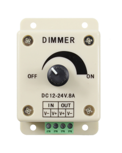 Mini LED Controller Dimmer Switch For 5050 3528 Strip Light 2pcs