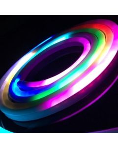 5M DC 24V 80W LED 5050 Pixel RGB Flexible Neon Rope IP67