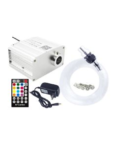 10W RGBW Twinkle Fiber Optic LED Light  Bluetooth APP Music RF Control Ceiling Lighting Kit Gear