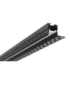 Black Recessed Channels For LED Strip Lighting With Anti-glare Design