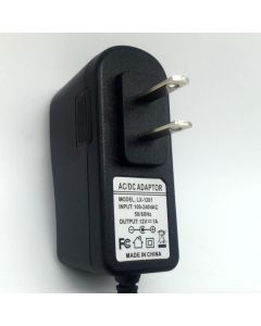 DC 12V 1A 12W Driver Power Adapter Wall Plug Transformer with 5.5x2.1mm DC Plug