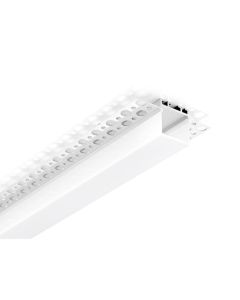 Drywall Recessed LED Light Aluminum Extrusions With 1 Inch Square Lens
