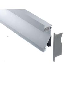 Recessed Aluminium LED Light Profile For Toe Kick Lighting