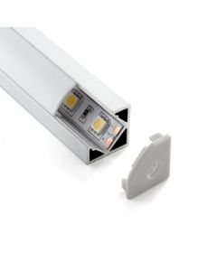 45 Degree Corner LED Profiles For Below Cabinet Lighting