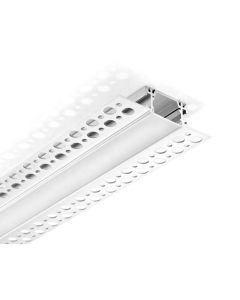 5/8" Recessed LED Strip Plasterboard Profile With Flange