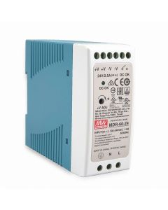 Mean Well MDR-60-24 60W Industrial DIN Rail Power Supply