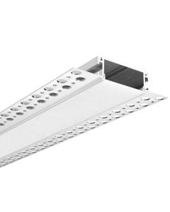 1.5 Inches Trimless LED Drywall Extrusion For Recessed Linear Lighting