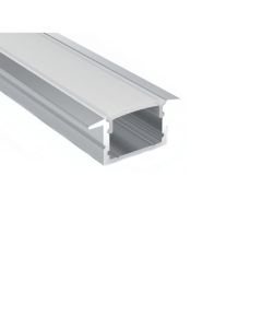Recessed Light Strip Channel With Flange For Wall Lighting