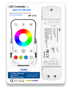 V4 + R8-1 Led Controller Skydance Lighting Control System 5A RGBW LED Controller Kit