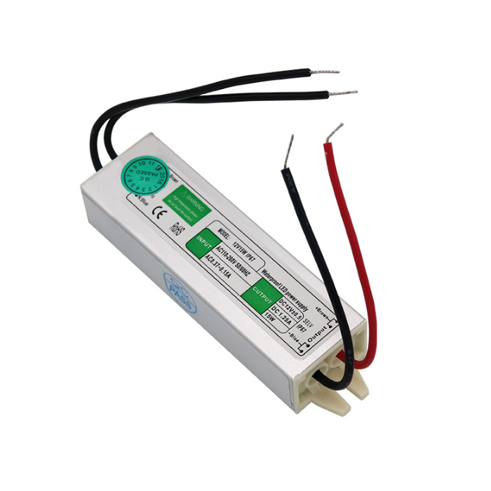 thumbnail image 2 of Led Light Driver 24V LED Power Supply - Lustaled Waterproof IP67 15W 24 Volt DC Transformer 120v Ac To 24v Dc Constant Voltage Outdoor Led Driver Converter For Led Strip Lights Cctv 2 of 14